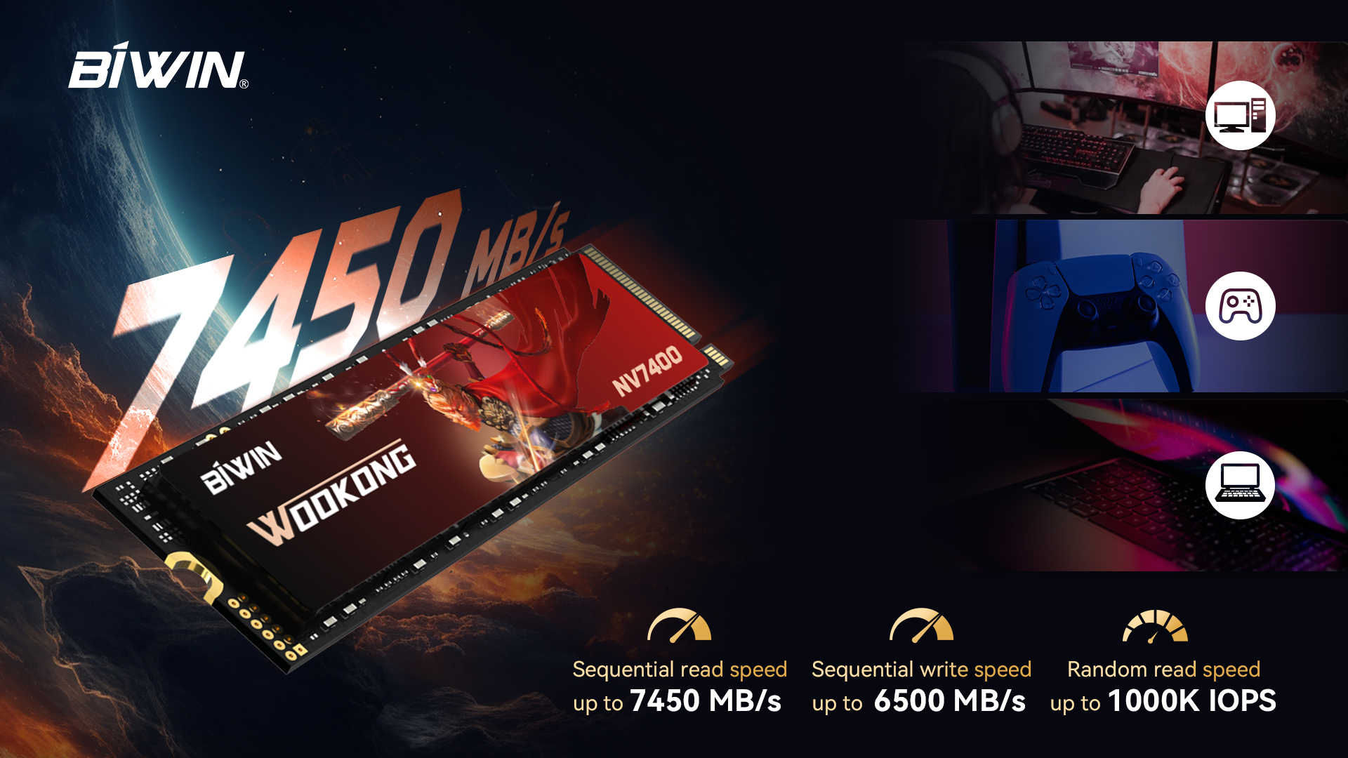 J9 NineGame WOOKONG NV7400 PCIe 4.0